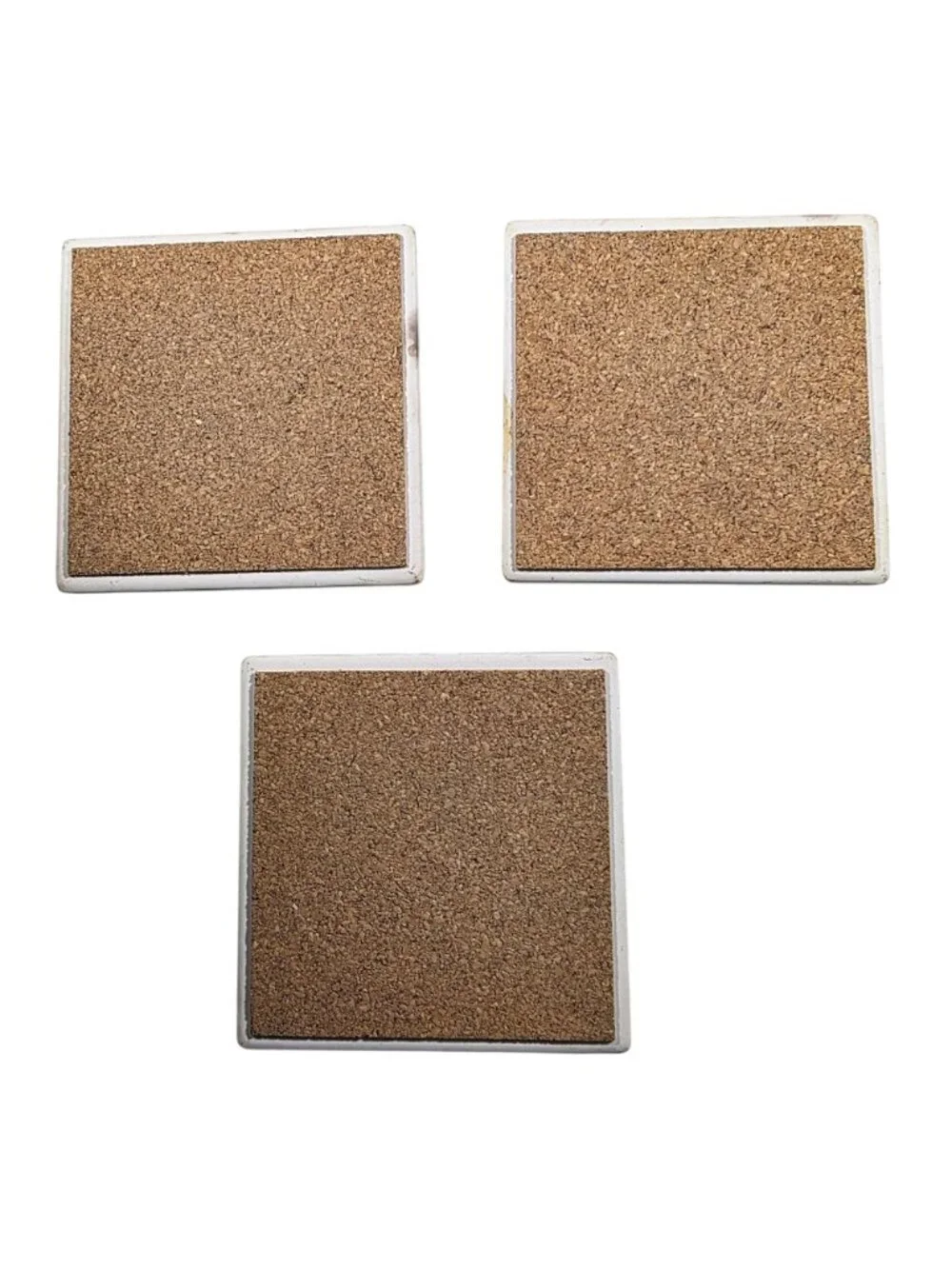 Lighthouse Coasters Set Of 3 Ceramic Cork Backing beachcore ocean nautical